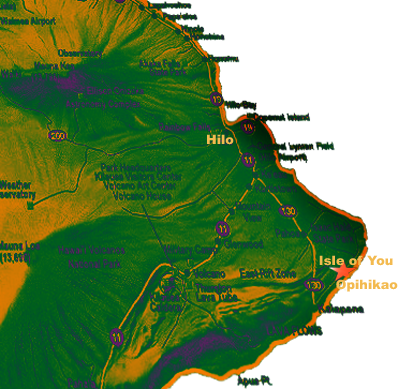 big island map